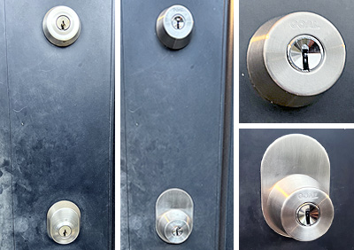 シリンダーを「V18」へ、錠ケースを「QDA344」へ交換