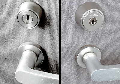 「JN BH CY/MIWA」を「kaba ace 3238」へシリンダー交換