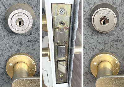 新居の玄関のシリンダーを「KABA 3237」へ交換