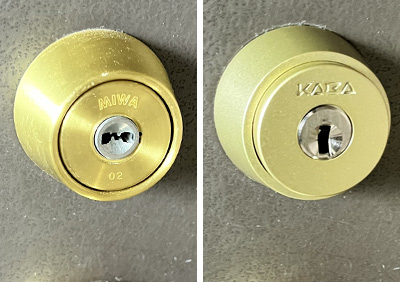 美和ロックの「PR」を「kaba ace/dormakaba」へ
