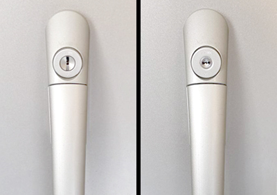 MIWAの「JN PG701」を仮鍵「PR PG701」へ一時交換