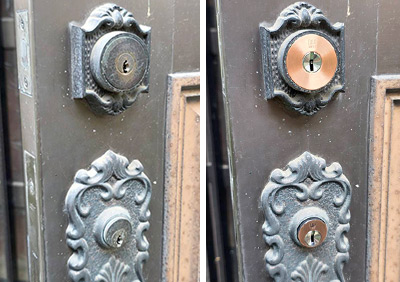 WESTのピンシリンダーをディンプルキー「916」へ