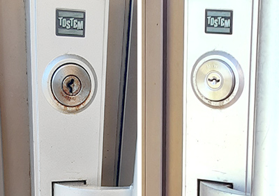 美和ロックのディスクシリンダーを「MCY-424」へ