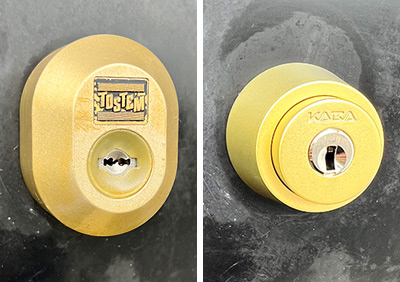 「UR」から「kaba ace」へのシリンダー交換