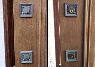 「Z-1A1ｰDCTC/TOSTEM(MIWA)」を新品へ取り替え