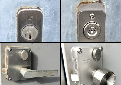 「アクト錠/WEST」をPMK錠「U9PMK-HS.L/MIWA」へ