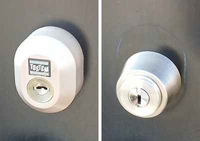 トステムの楕円形シリンダー「UR」を「916/WEST」へ