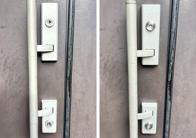 MIWAのディスクシリンダーをディンプルキー「PR」へ