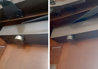 油が垂れたドアクローザーを「S-202P」へ