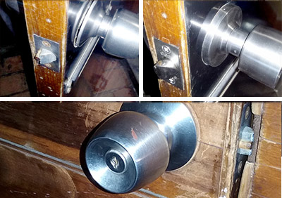 部品破損によって故障した玄関の円筒錠をGOALの「ULW-5E」へ交換