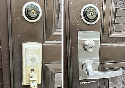 サムラッチ錠「オーク」を「U9LA20-1(SV)」へ